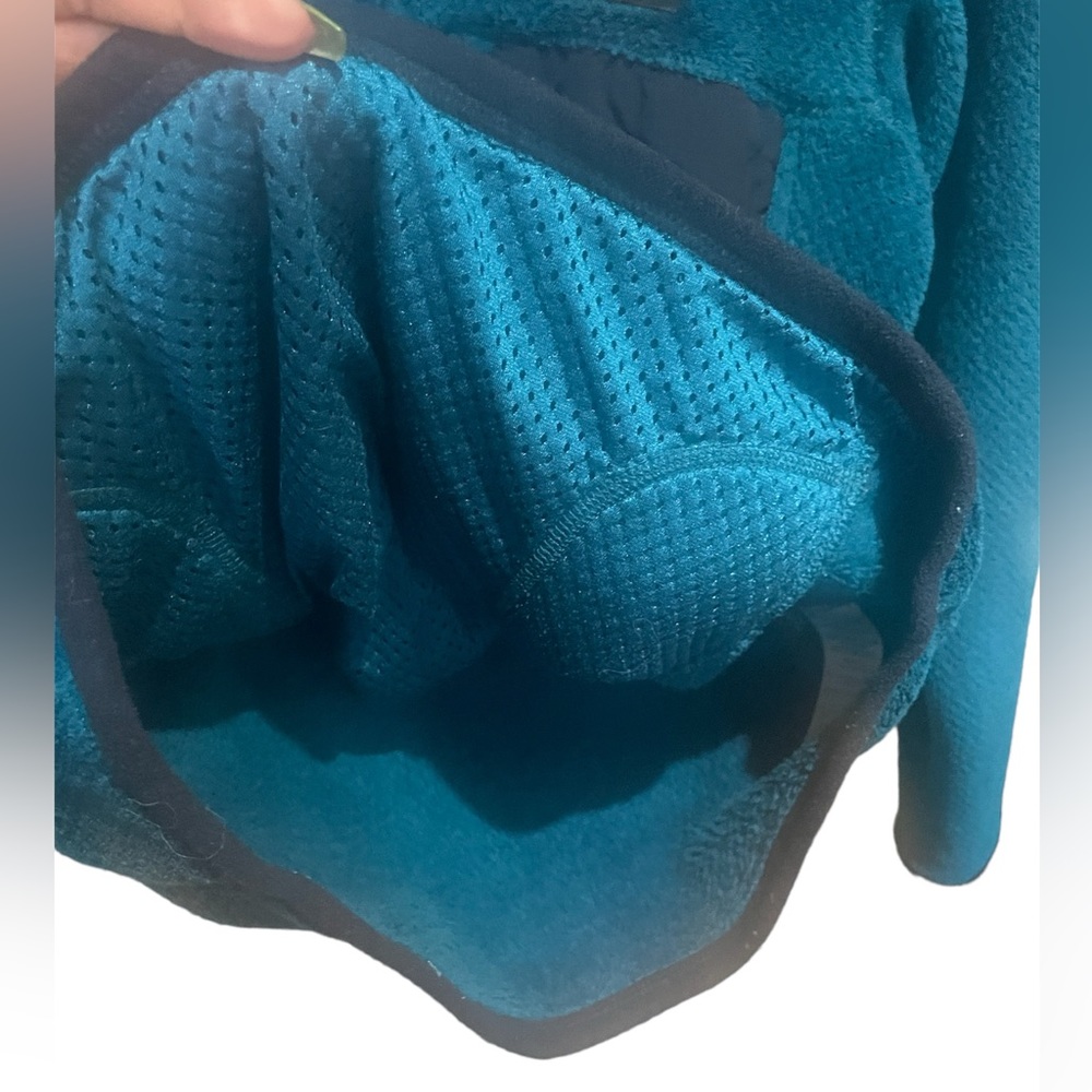 Patagonia re-tool half snap soft fleece pullover in Teal - Picture 7 of 8